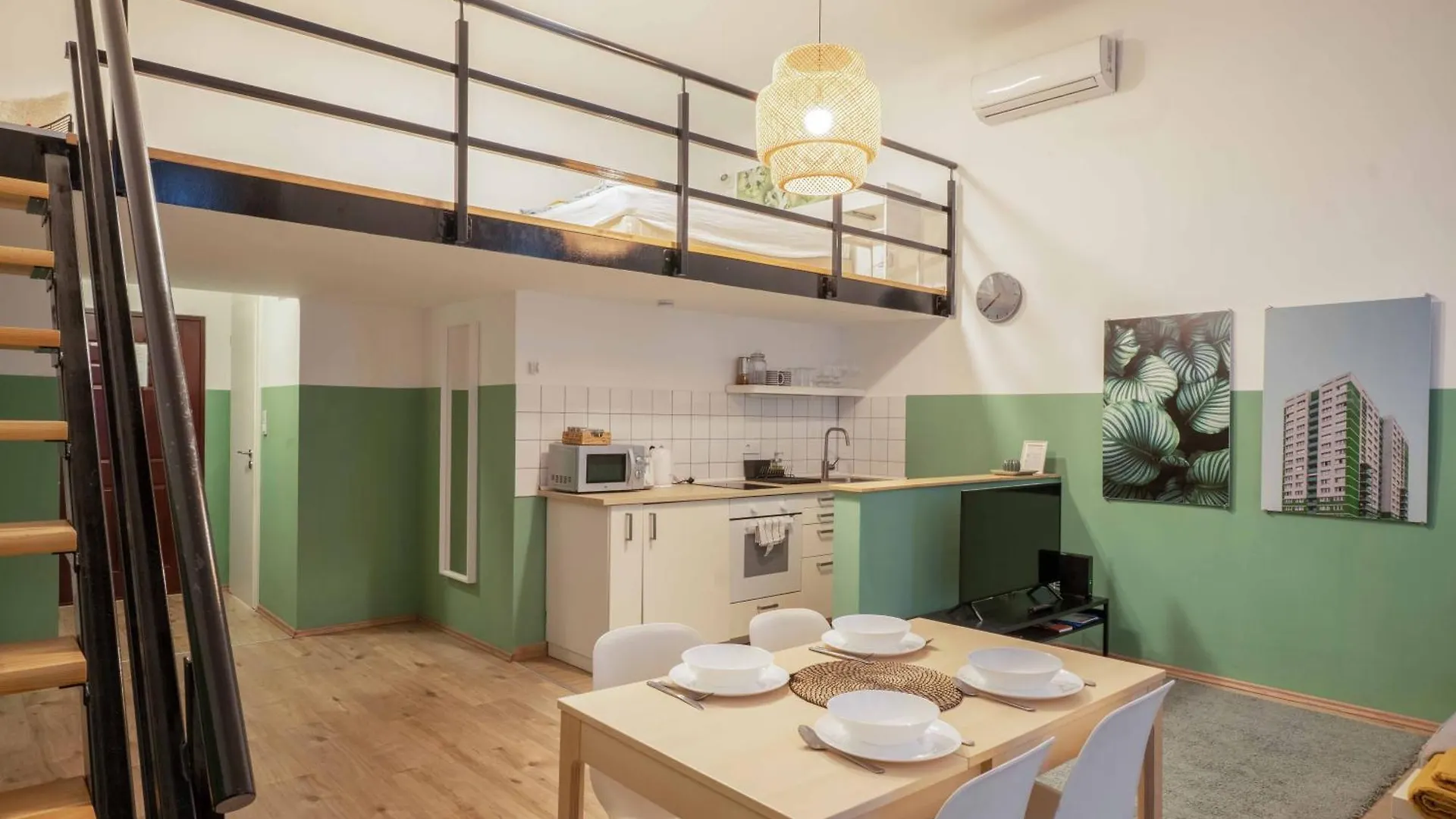 דירה בודפשט Cosy Studio In Terezvaros W41 Green